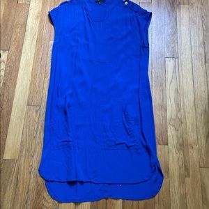Madewell size small t- shirt cap sleeve dress with front pockets